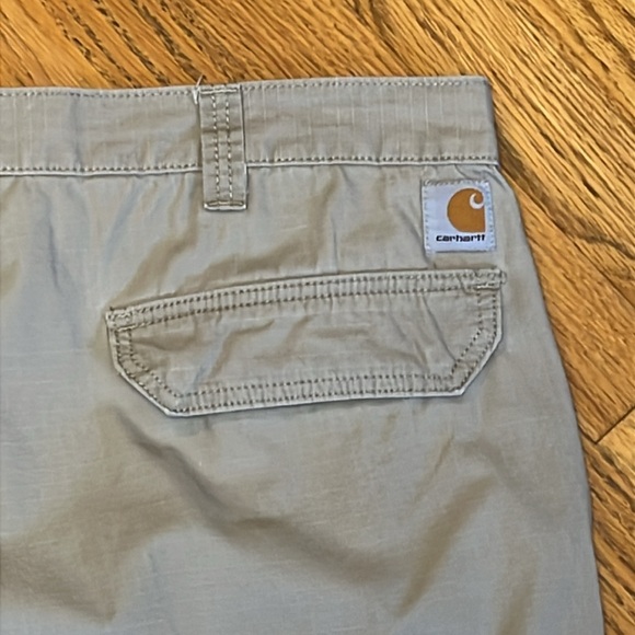 Carhartt Relaxed Fit Khaki/Tan Shorts w/Utility Pocket, Crotch Gusset Men's 44 - Picture 5 of 10